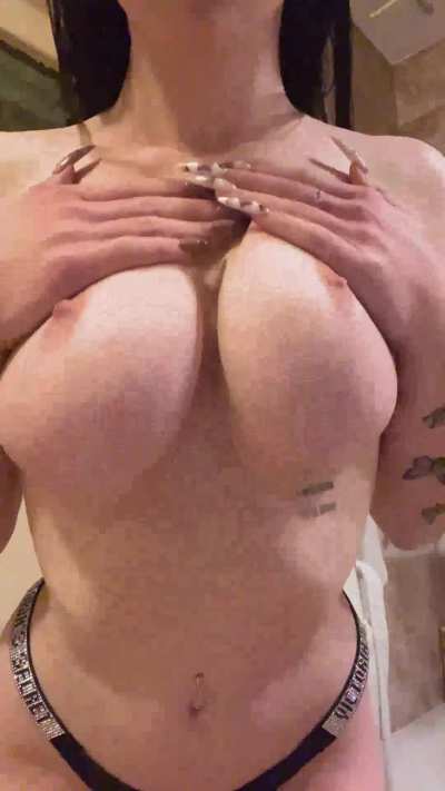 Busty brunette