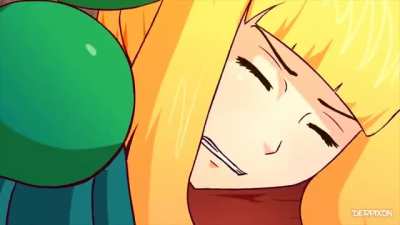 Faye: "I should kill this creature.... &amp;lt;3 " (Derpixon)