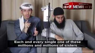 Dawah Man: "If you twerk on social media in a Hijab, you're damned forever". Also Dawah Man: "If you must twerk, do it for your husband in Hannah"