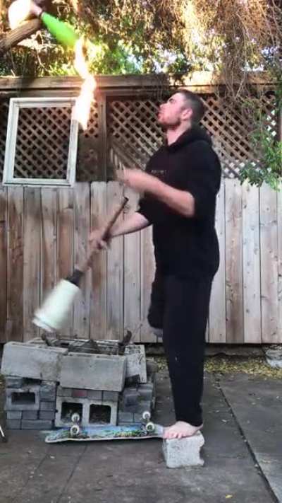 Playing with a leg