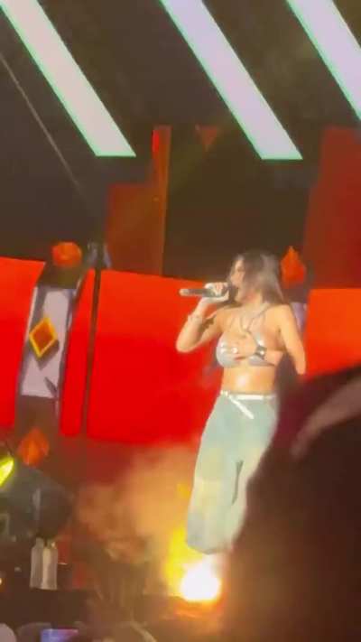 K-pop star pops out