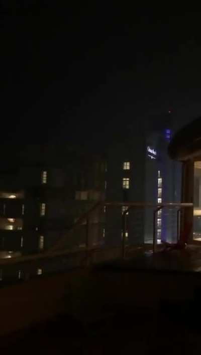 Thunderstorm in Durban, South Africa