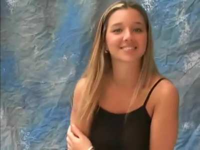 Christina Model - Black top and red pantyhose