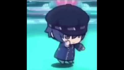 Who knew facing yourself would be this dang groovy 7owo7