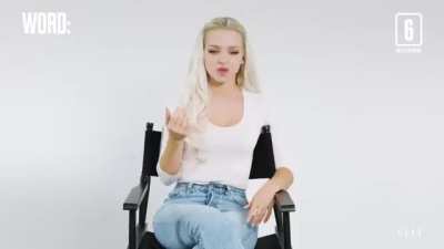 Dove singing Miley Cyrus & Journey in a game of Song Association - YouTube November 2018
