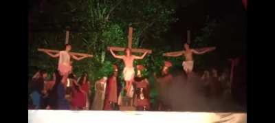 "No one will beat the s**t out of Jesus again"