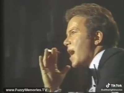 William Shatner prepares to go into space.