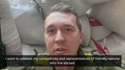 Ukrainian solider suggests to all countries which have territorial claims to Russia to use this moment
