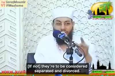 sheikh explains enslaving a married woman in islam