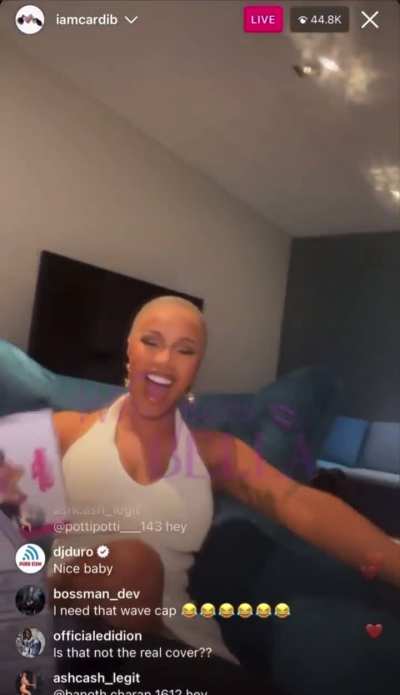 Cardi B reveals the artwork for upcoming single &ldquo;BONGOS&rdquo; with Megan Thee Stallion is misleading and makes &ldquo;scratch &amp;amp; sniff&rdquo; CDs of the song