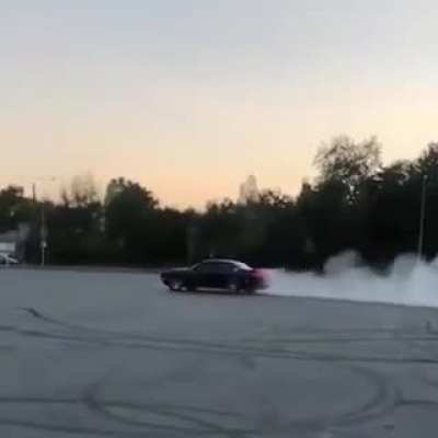 Did the car burst into flames?