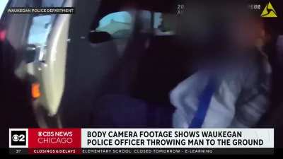 Cop throws handcuffed suspect to ground. &ldquo;Aww you fell dude, why did you fall?&rdquo;
