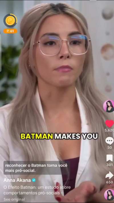Efeito Batam!! (Andem de cosplay de herói por aí, fara a sociedade melhor)