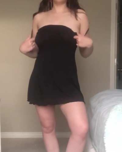 dropping out of my little black dress ;) [OC]