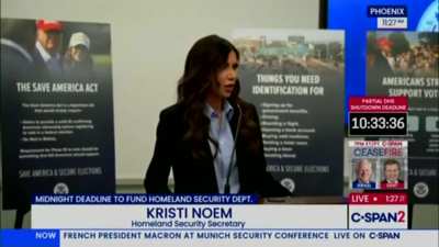 Kristi Noem threatens free and fair elections&hellip; it&rsquo;s all out in the open now.