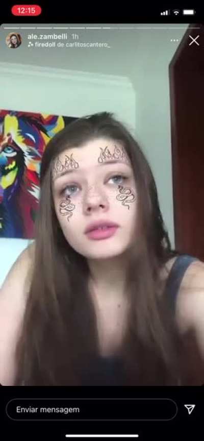 Alessandra Zambelli (@ale.zambelli) falando de n&oacute;s, depois de um X9 dedurar pra ela. Chamou a gente de infelizes, mas acho que t&aacute; suave pq ela falou que n&atilde;o liga.