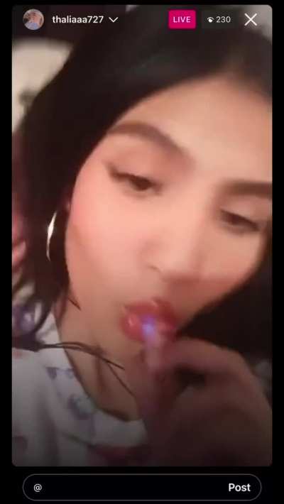 @thaliaaa727 IG Live Clip (2)