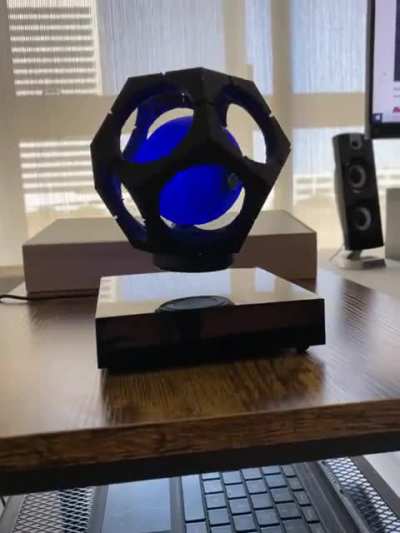 &ldquo;DIY&rdquo; Hypersphere (3D printed on top of a floating magnetic stand)