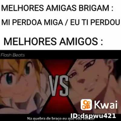&eacute; assim que melhores amigos se perdoam