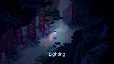 How scenes in Spirit Trail are built - aka. the power of lighting & post processing