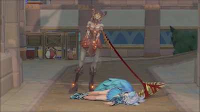 Vora directed kill taunt animation.