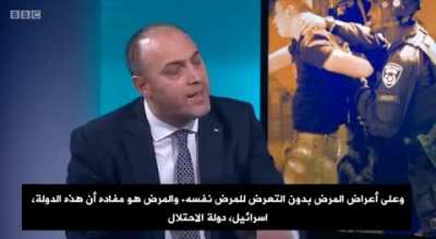 BBC presenter: "But Khamas". Palestinian UK ambassador: