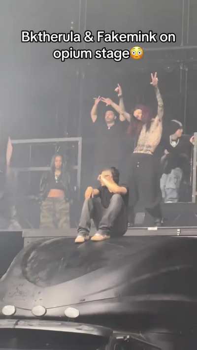 throw back to when bktherula &amp;amp; fakemink were on stage with opium