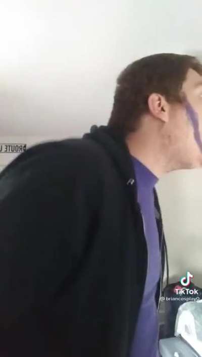 whys he chewing the words so hard