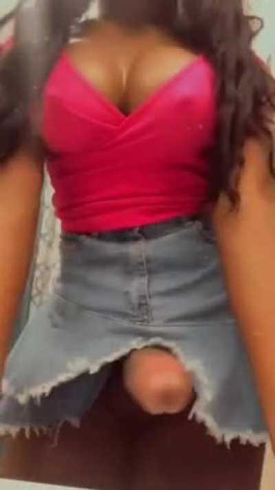 Her skirt is too short?