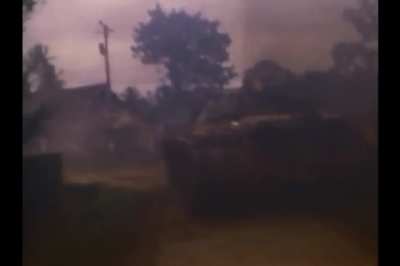 M48 turns a corner and takes a direct hit to the glacis during the Tet Offensive in early 1968
