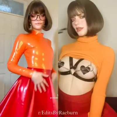SnowCrazyFrenzy / Misty Silver Velma cosplay TikTok vs Reddit