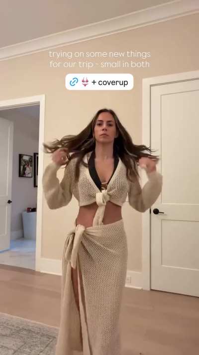 Swimsuit and cover up