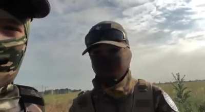 ru pov: Video of 2 people in uniform calling for children aged 10-14 to join armed group in Odessa, Ukraine.