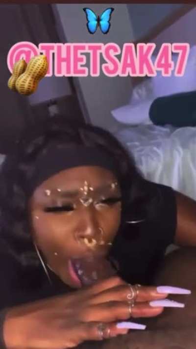 Ts india makes the dick nut hard! &amp;amp; keeps sucking 😫😫 can you take it?