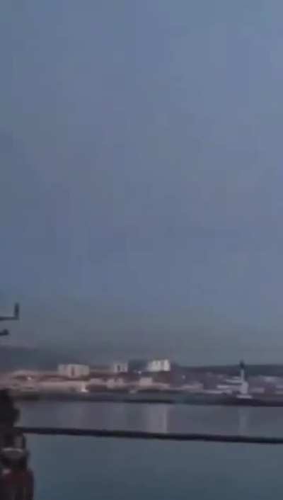 Russia hits its own city with anti-aircraft fire while shooting down a drone. 
