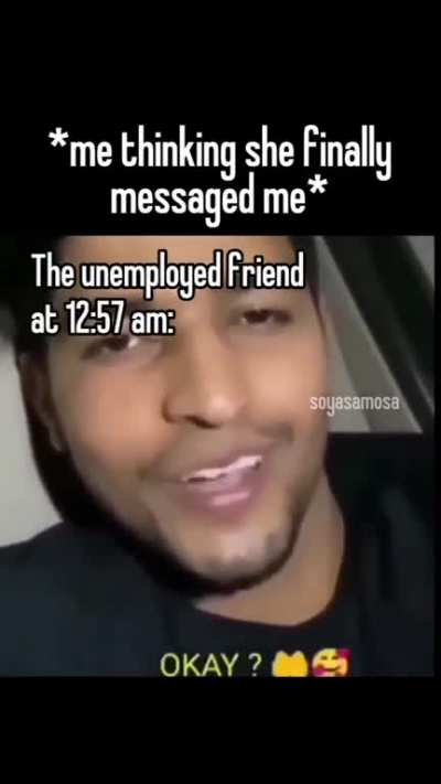 atleast someone dmed