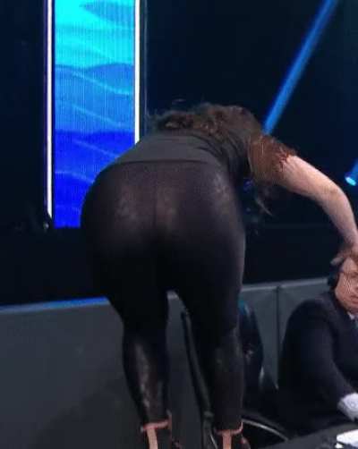 Nikki Cross on the table