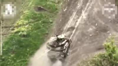 T90M survives 2 fpv drone hits 