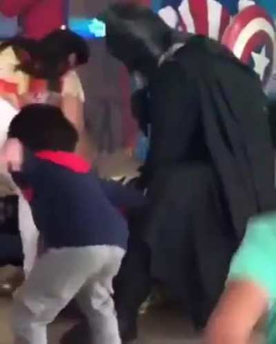 He aimed for the head
