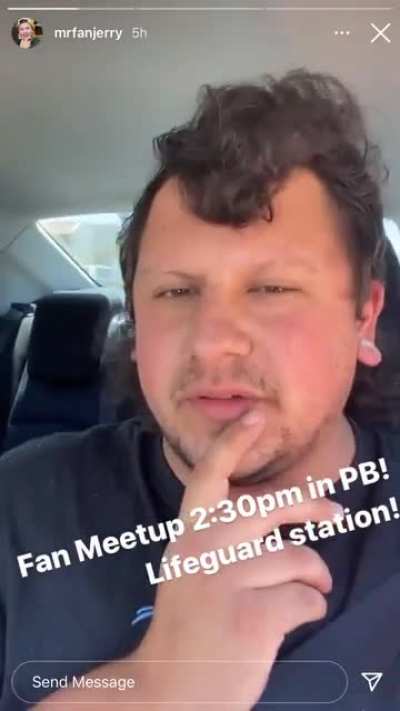 Fan Jerry starts &ldquo;fan meetup&rdquo; then proceeds to drink and not show up