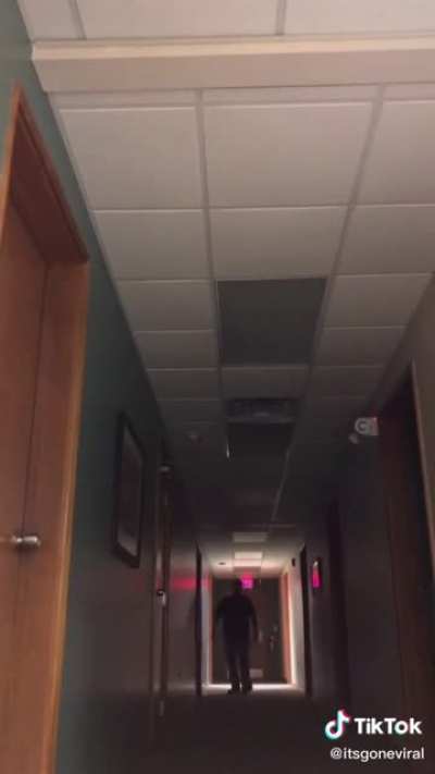 Just a kid pranking his stepdad.
