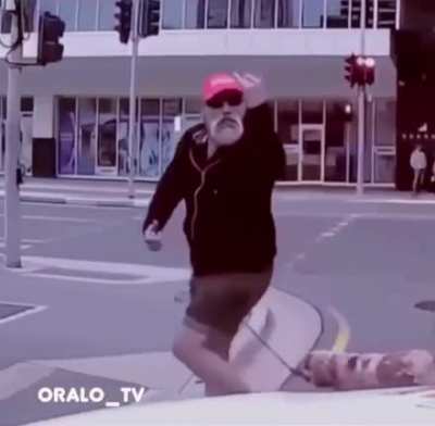 The pedestrian always has the right of way