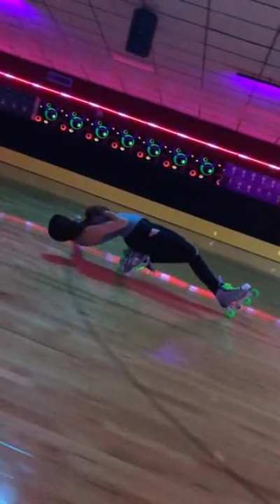 Awesome skate trick