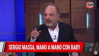 Baby cuenta que ahora va a votar a Massa luego de hartarse de militar anti K.