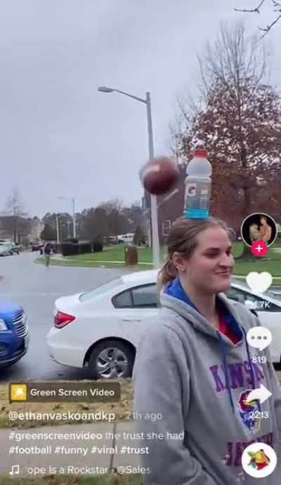 I mean, technically he did knock the gatorade off&hellip;