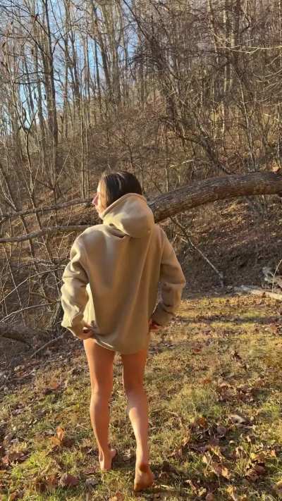 How about I lead the way into the forest?