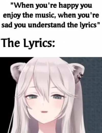 Rap songs be like