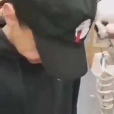 Don't anger the skeleton