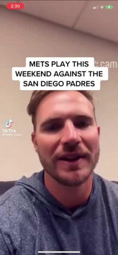 Pete Alonso&rsquo;s message to the fans about tonight&rsquo;s game: