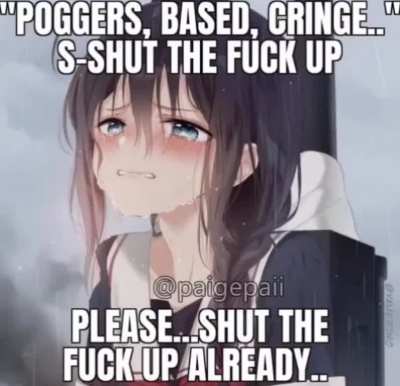 &ldquo;poggers based cringe&rdquo; ANYME GIRL TELLS U TO STFU